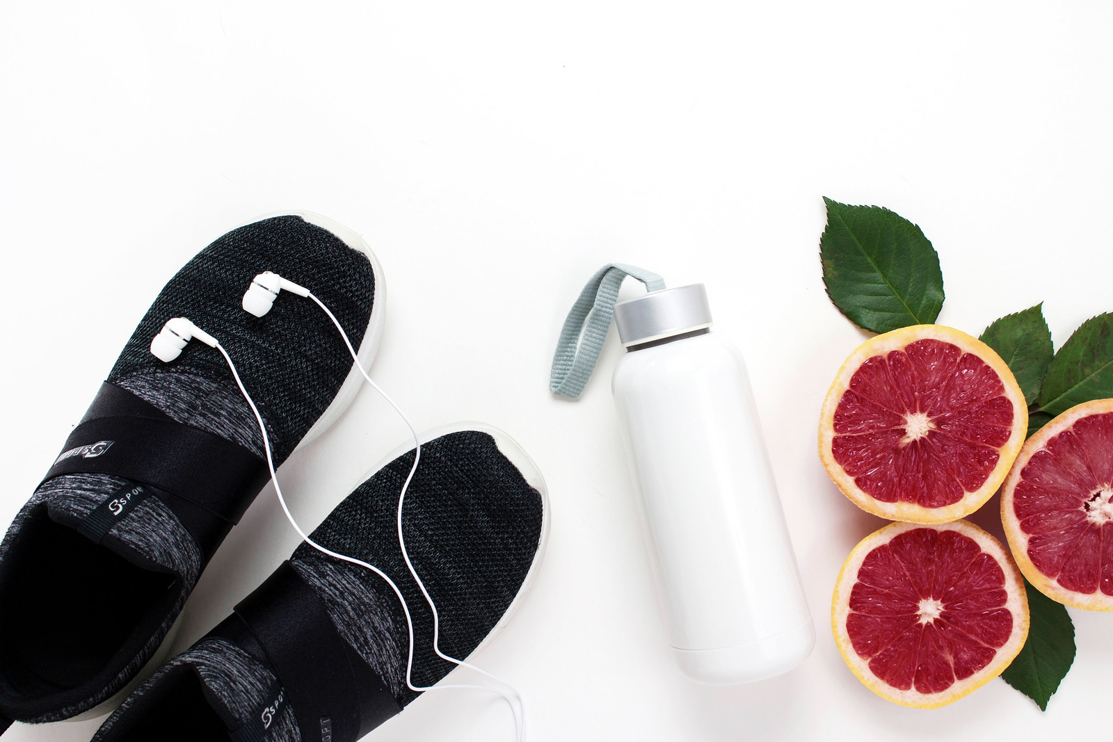 water bottle-footwear-fruits