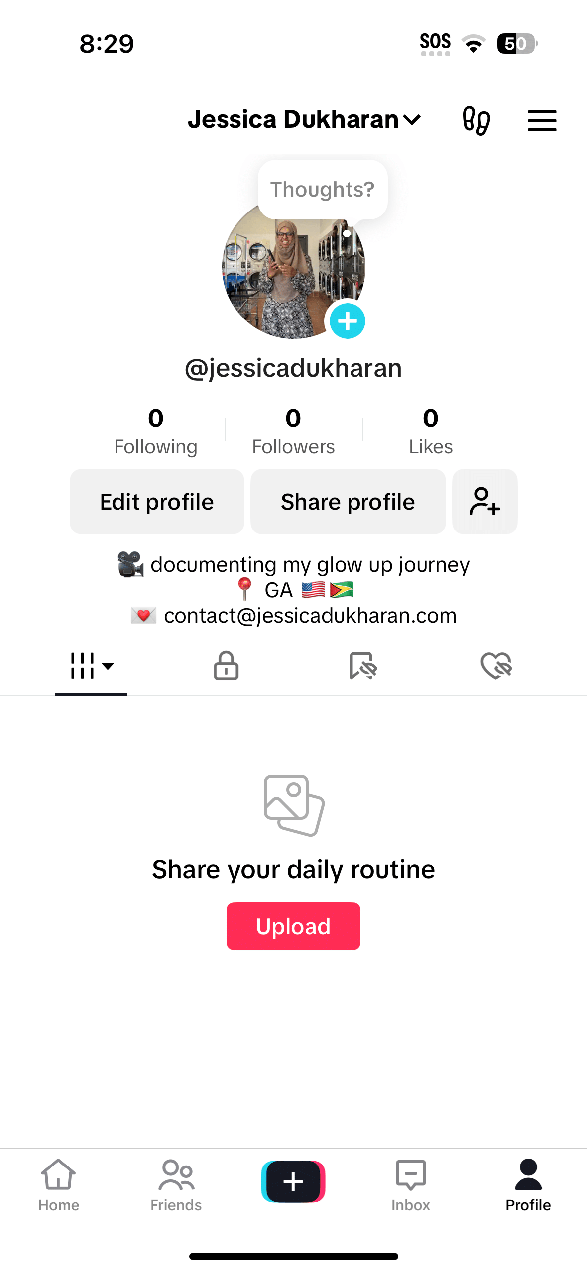 Jessica Dukharan TikTok Account February 5, 2025